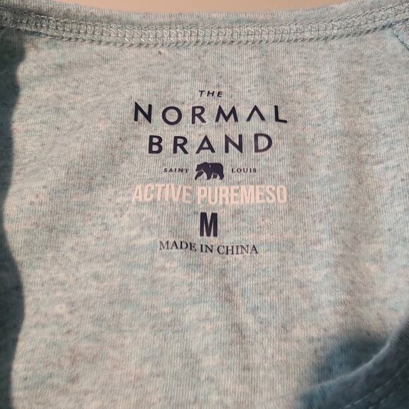 The Normal Brand Blue Short Sleeve Tee - Picture 2 of 5